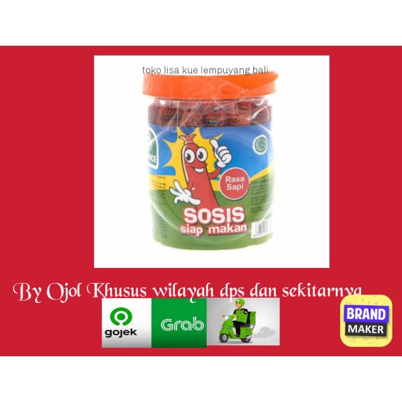 Jual Sosis So Nice Ayam Sapi Siap Makan Toples 25pcs Shopee Indonesia