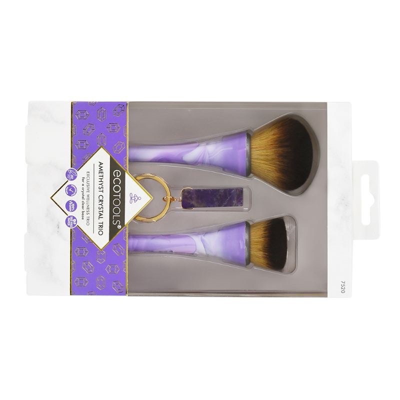 Ecotools 7520 Amethyst Crystal Trio Set