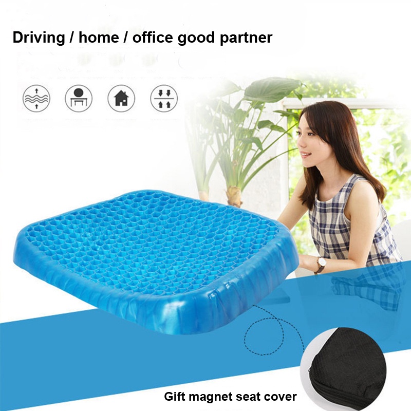Bantal Duduk Mobil Egg Sitter Bantal Alas Duduk Silikon Gel Empuk