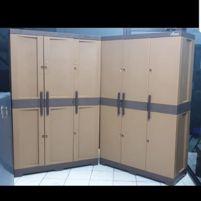 lemari plastuk tabita luxury 3 pintu