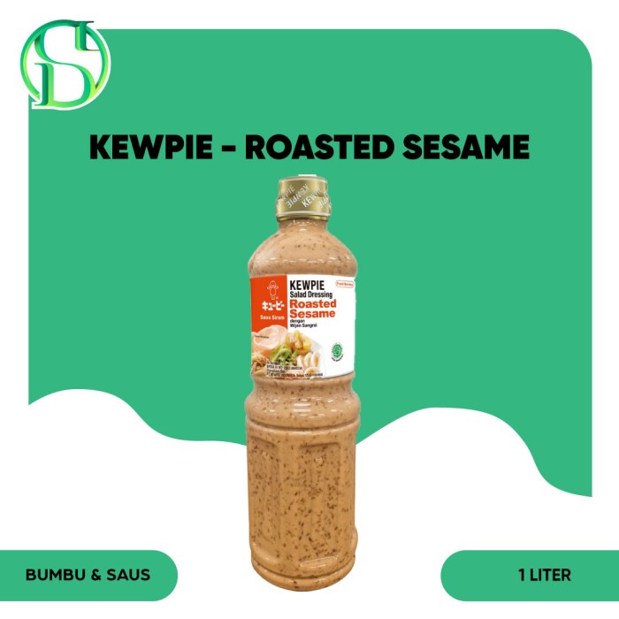 

Kewpie Roasted Sesame / Wijen Sangrai 1 Liter Salad Dressing