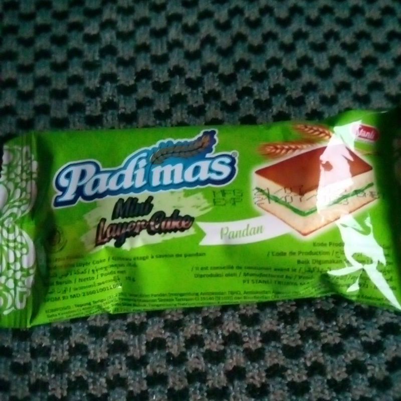 PADIMAS Mini Layer Cake 10g Kue Bolu Lapis Empuk SATUAN Padi Mas Varian Baru Rasa Coklat Cokelat Stroberi Pandan Viral Box