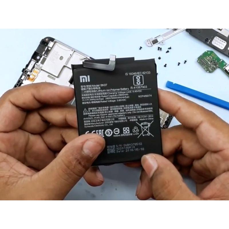 Baterai Xiaomi Redmi 6 / Redmi 6A / BN37 Original