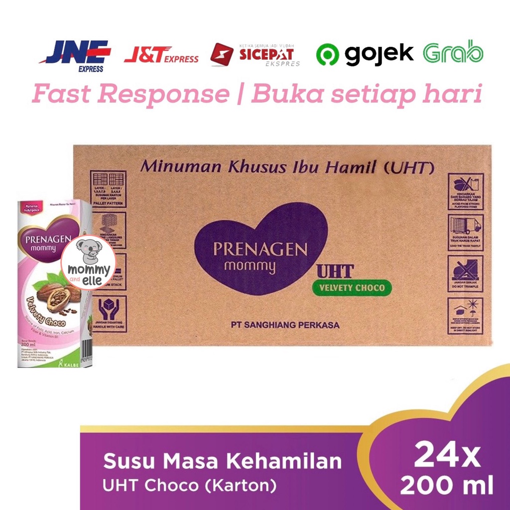 Prenagen Mommy UHT Velvety Choco 1 karton (susu cair ibu hamil)