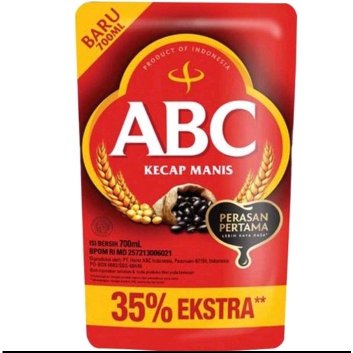 ABC Kecap Manis Perasan Pertama 625ml / 700ml