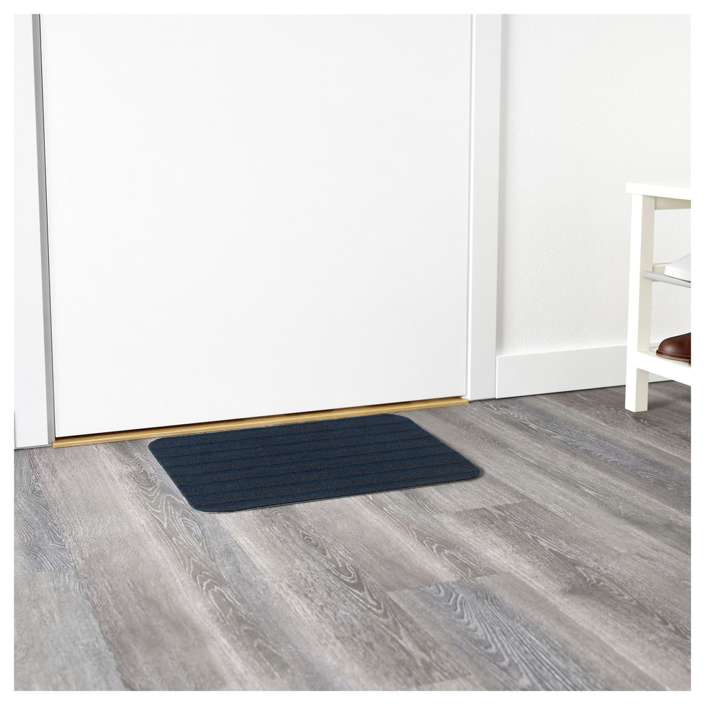 IKEA BORRIS Keset Lantai Pintu , biru tua