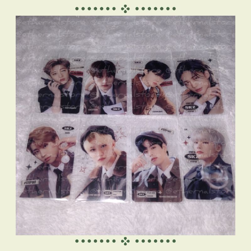 Clear PC Photocard Stray Kids Bene Qoo10 | Lee Know Changbin Hyunjin Han Jisung Felix