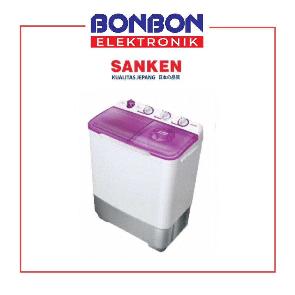 Sanken Mesin Cuci 2 Tabung 8KG TW-8800EVL / TW 8800 EVL / TW8800