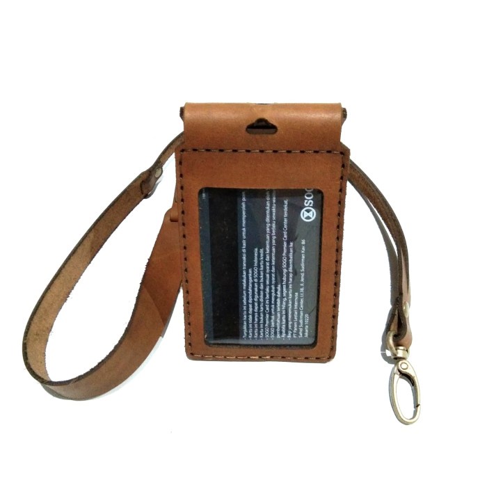 

READY Name Tag Id Card Saku Magnet Kulit Asli L.9 BERKUALITAS