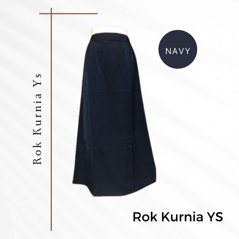 Rok Dasar Kurnia Ys. Pinggang Karet Ukuran standar (S,M,L,XL)-4