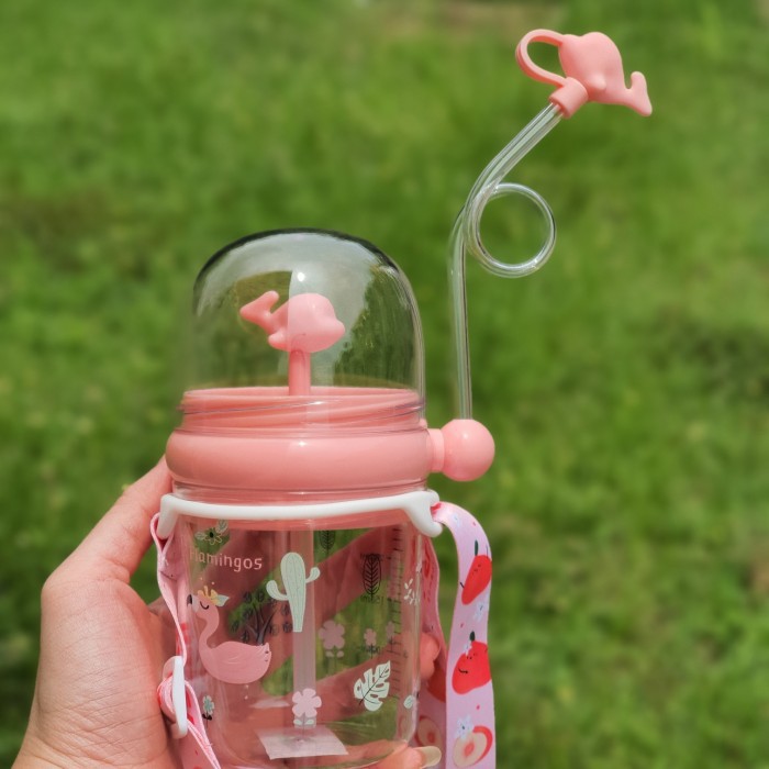 AFD TEMPAT MINUM ANAK MODEL AIR MANCUR | SEDOTAN PORTABLE UNIK / Botol Minum Spray Air Mancur Bentuk-3