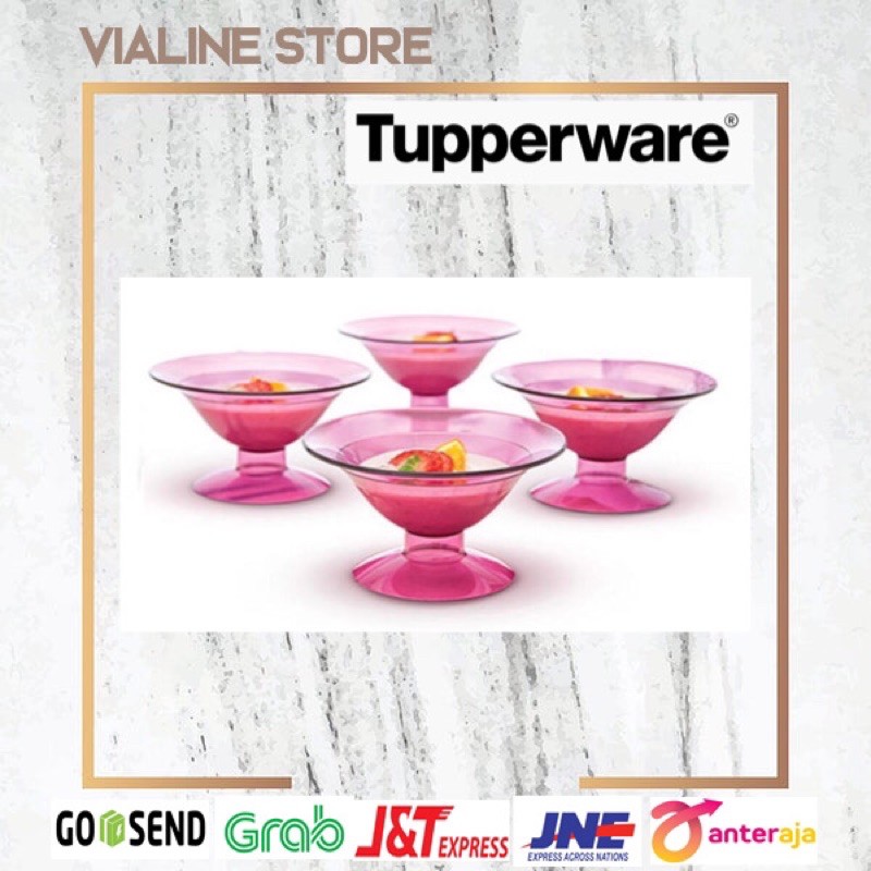 Dessert Cup Tupperware (4) @175 ml HK 200