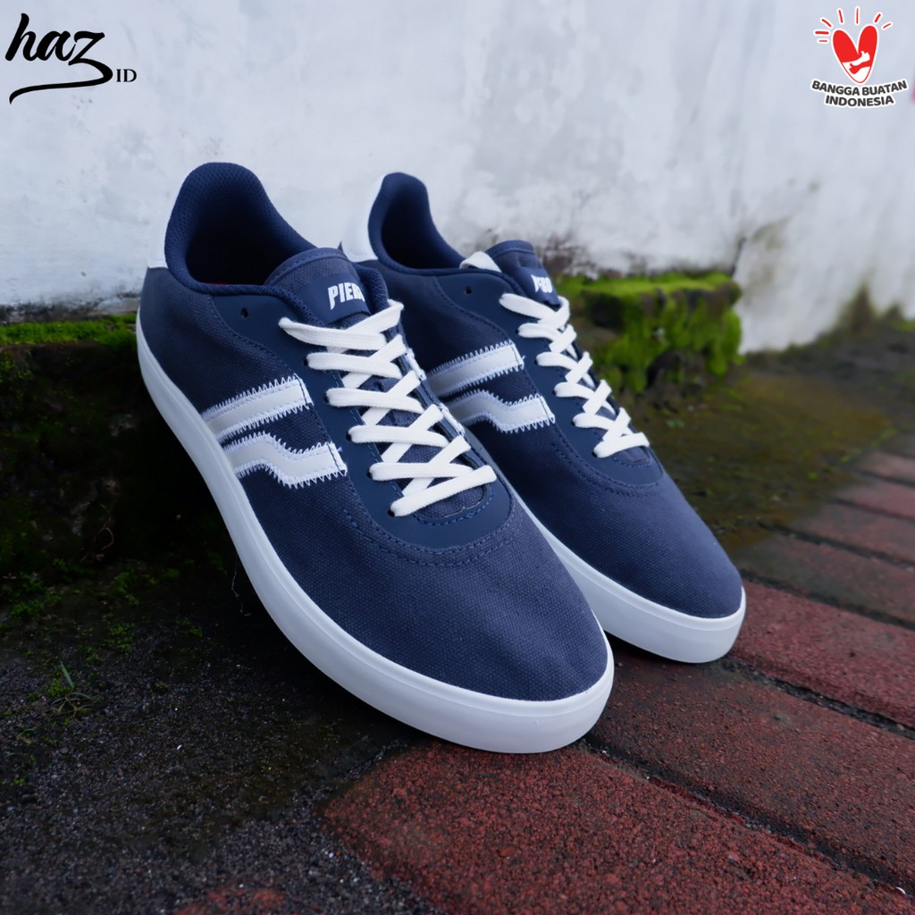 Sepatu Piero Running Casual Piero Vulcano CVS Navy ORIGINAL