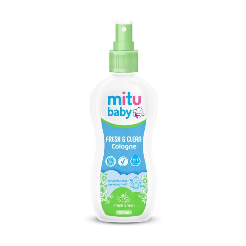 MITU BABY COLOGNE PINK/GREEN SPRAY 100ML&amp;50ML