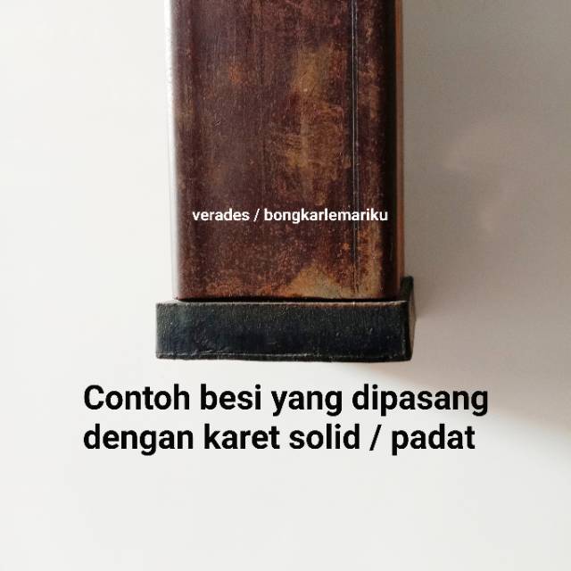 Karet Hollow 4x4 Solid Padat Kaki Kursi Meja Holo