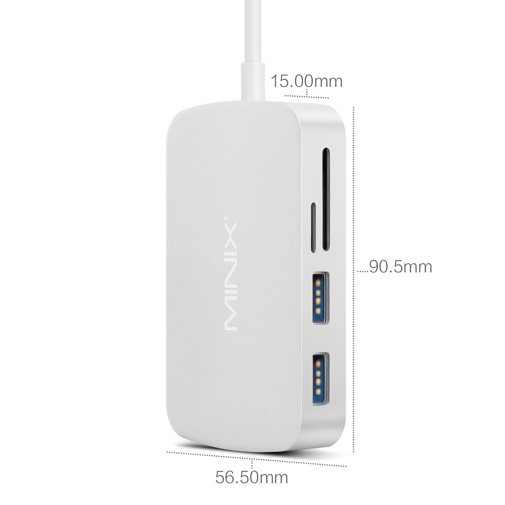 MINIX NEO C-X - USB-C Multiport Adapter with HDMI Output - Adapter Type-C untuk Notebook