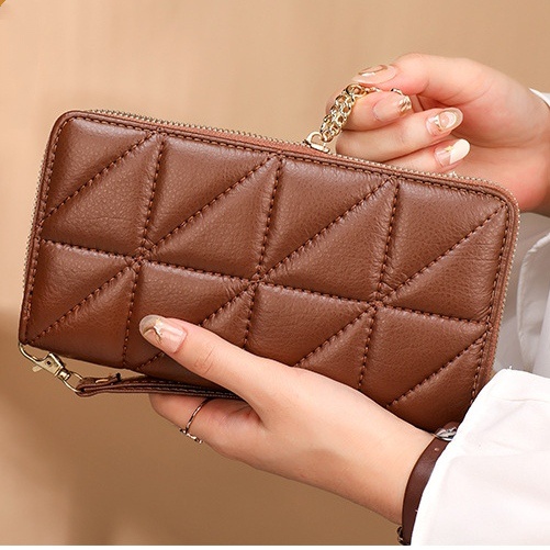 DOMPET PANJANG WANITA PESTA RESLETING PREMIUM KULIT MAZONE IMPORT BRANDED MUAT HP REMAJA KEKINIAN KOREA KARTU UANG TALI PENDEK MURAH CEWEK SIMPLE CASUAL