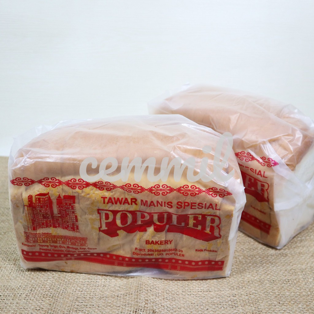 

ROTI TAWAR MANIS POPULER / Aneka snack / camilan / jajan kiloan