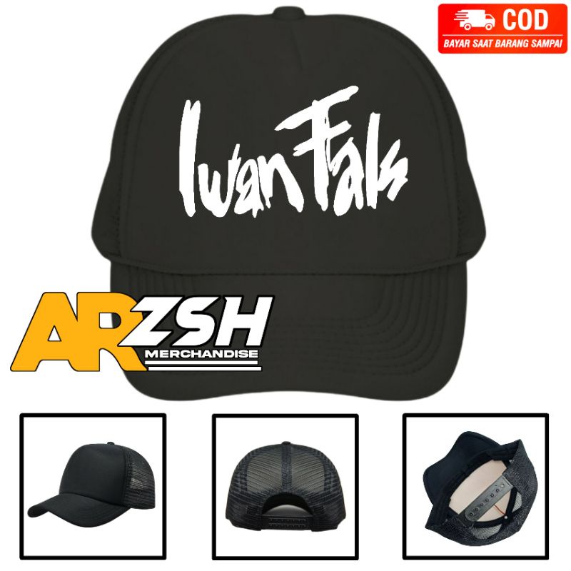 Topi Jaring Dewasa Iwan Fals - Topi Trucker Jaring Dewasa Iwan Fals