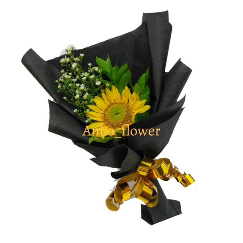 Buket wisuda kota Bogor/ Buket bunga asli/ Buket bunga matahari