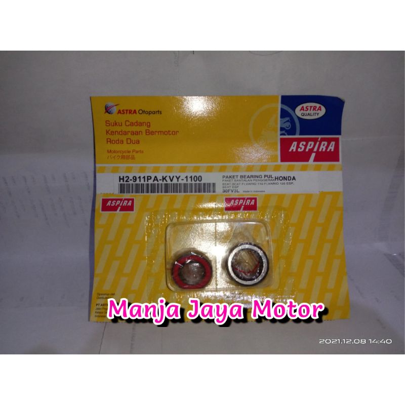 paket bearing pully cvt 6902 rs + laher bambu aspira beat / beat fi / vario 110 fi / vario 125 all type