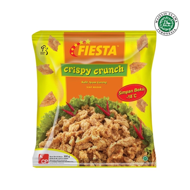 

Fiesta Crispy Crunch | Kulit Ayam Goreng kemasan 300 gr