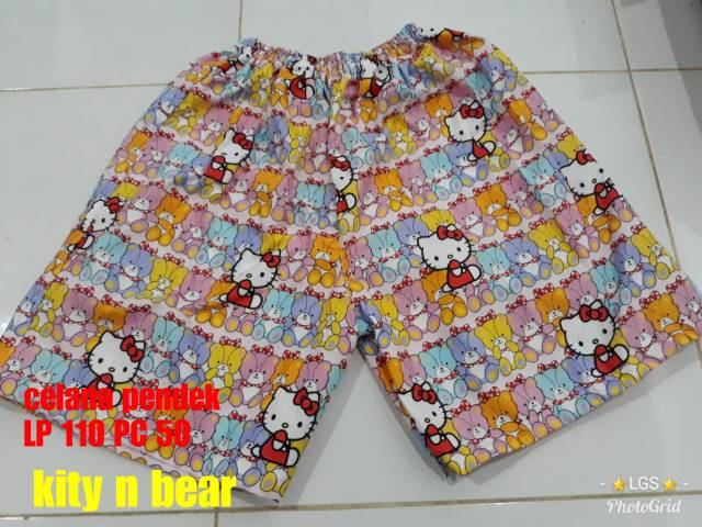 Celana pendek jumbo kartun 50rb dapat 4pcs !!! Celana pendek santai wanita grosir celana murah