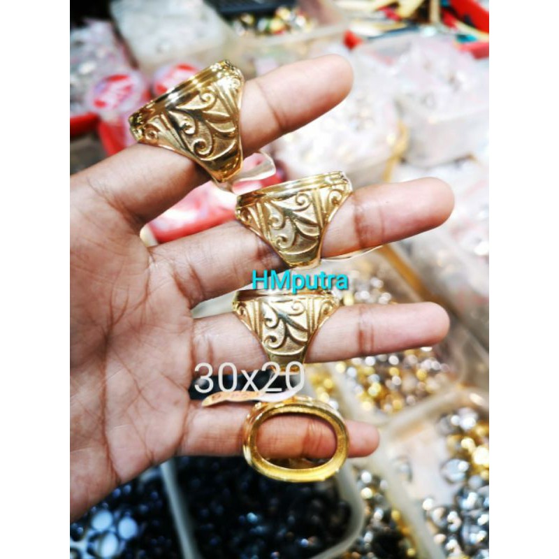 Ring emban titanium super kualitas