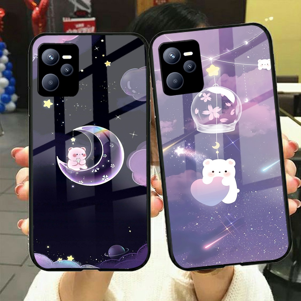 [K151] Softcase Glass Kaca Realme C35 - Softcase Mirror - Softcase Kaca Realme C35 - Softcase Glass 