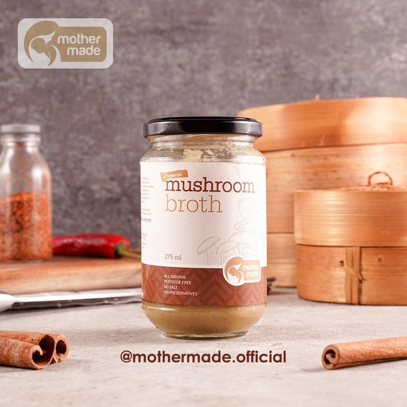 

Organic Mushrooms Broth (275ml) - Kemasan Jar Kaca