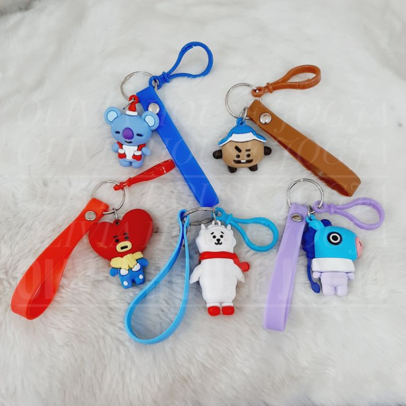 Gantungan Kunci Van Tali Karet Polos GantungN Kunci  Mang Tali Karet Polos Gantungan Kunci Koya Tali