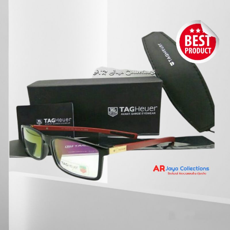Frame Kacamata Minus Tag Heuer TH0512 Urban Sporty Trendy Terbaru High Quality Sunglass Fashion Oke