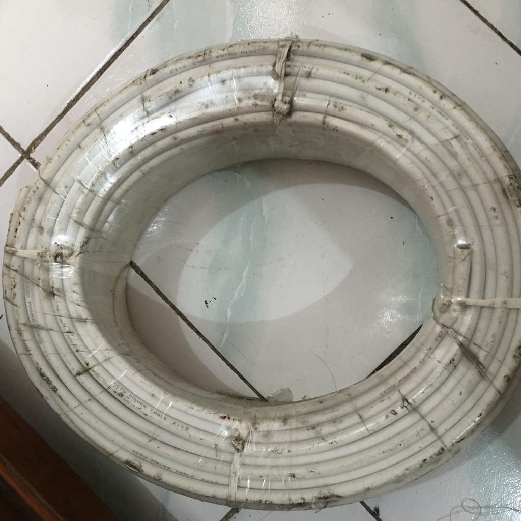 Kabel Listrik CCTV Putih NYM 2x1.5 Panjang 100 Murah Berkualitas