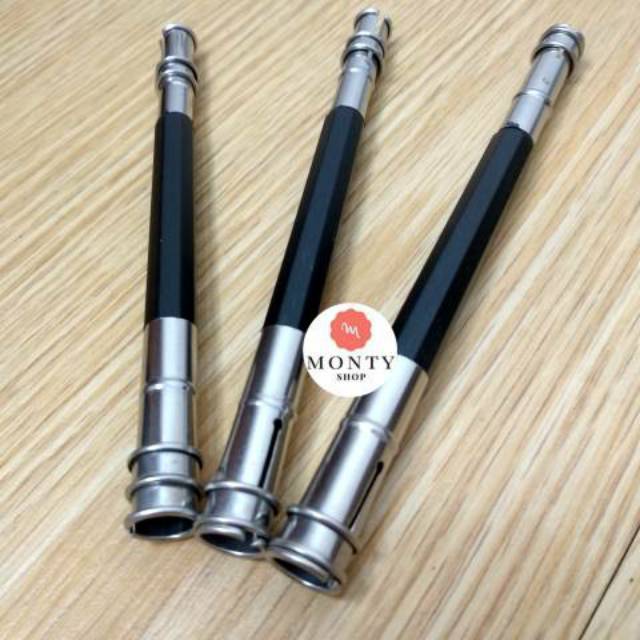 

Extender Pensil / Pen - Metal Single Head Pencil Extender Holder Sketch School Office Write Tool