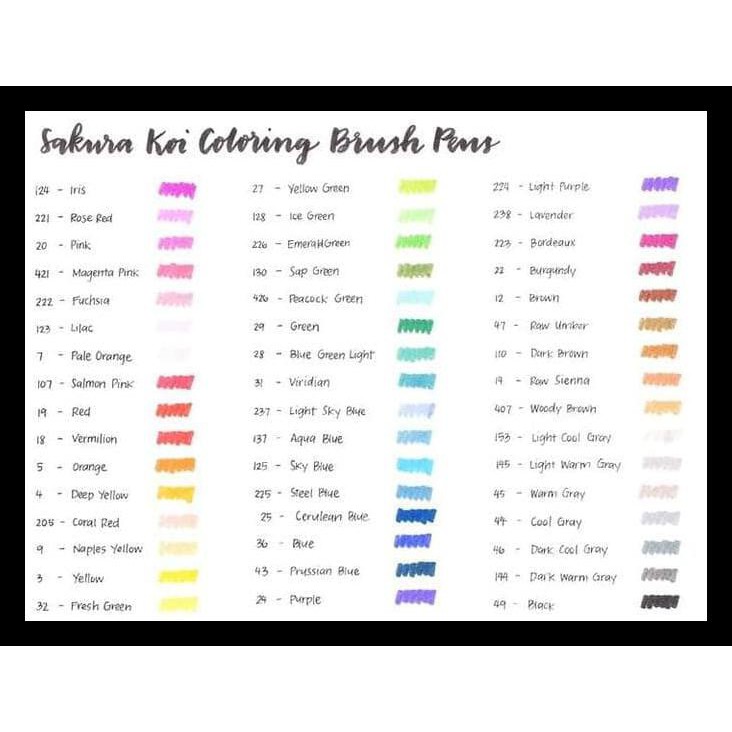 

Diskon Koi Colouring Brush Pen / Spidol Warna Koi Sakura Barang Bagus