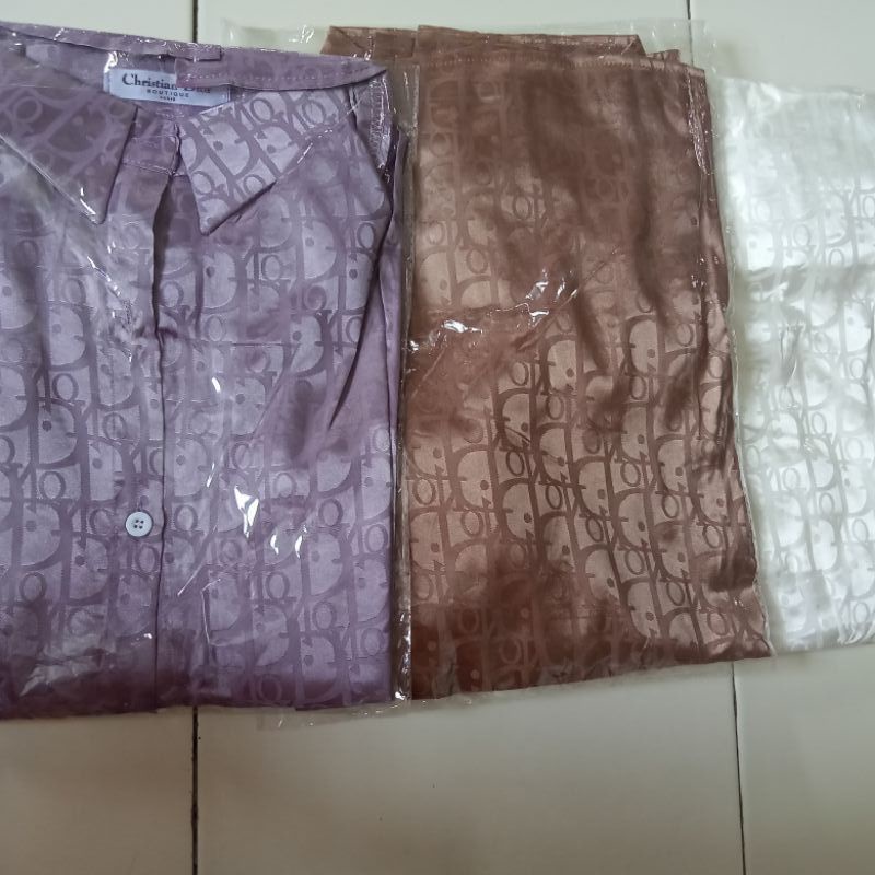 KEMEJA SATIN  IMPORT FASHION TERBARU