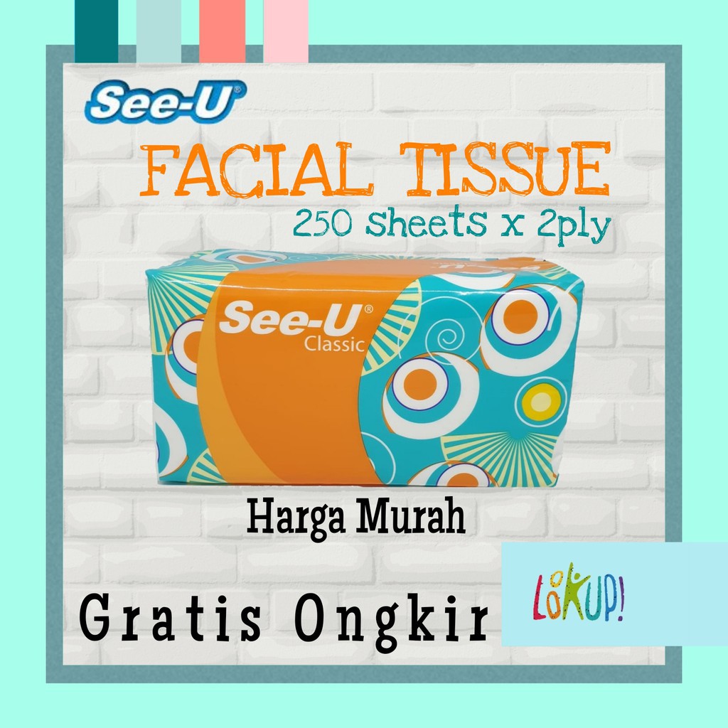 FACIAL TISSUE / TISU WAJAH 250'S TESSA-SEE-U~250