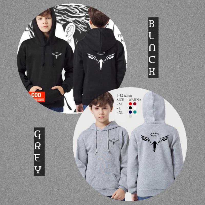 [REALPICT] JAKET ANAK VALHALLA WALHALLA / Sweater / hoodie anak TOKYO REVENGERS team valhalla