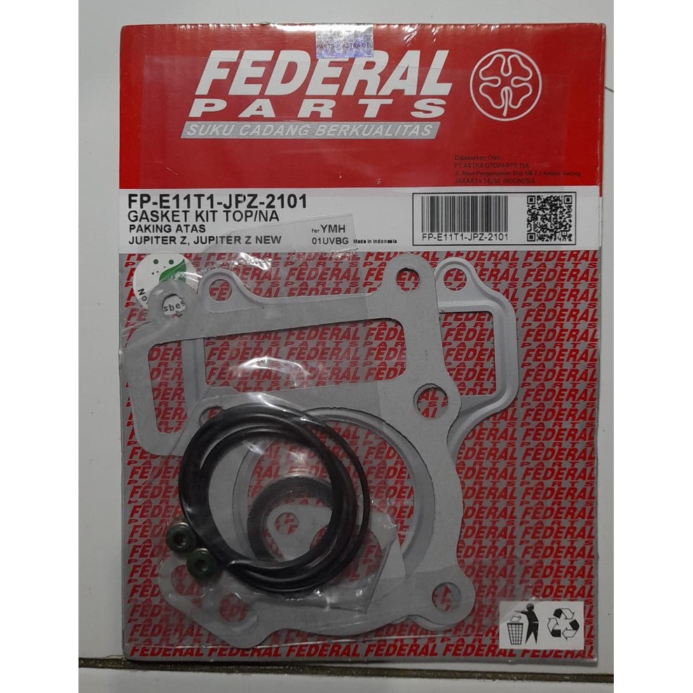 Gasket Paking Top Set Topset Federal Jupiter Z FP E11T1 JPZ 2101