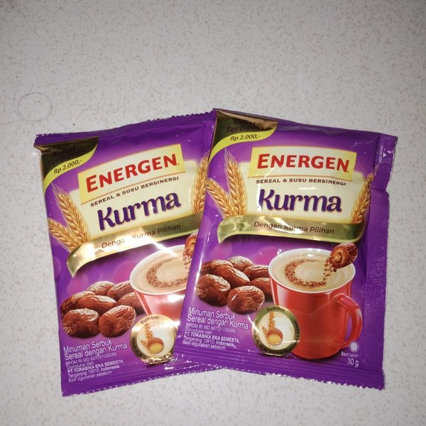 ENERGEN KURMA RENCENG ISI 10 +1 // MINUMAN SACHET SEREAL