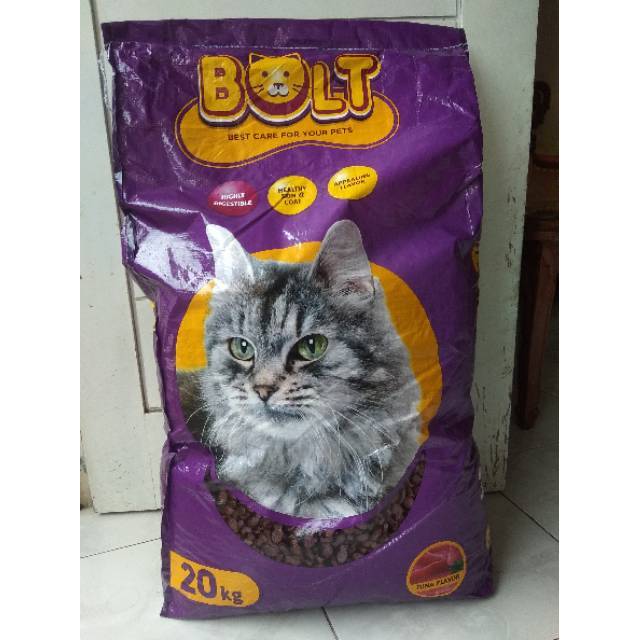 Bolt Tuna bentuk ikan 20 Kg Makanan kucing