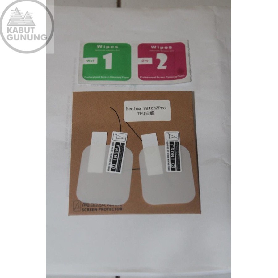 ANTI GORES Pelindung Layar Screen Protector For Realme Watch 2/2 Pro Smartwatch TPU Full