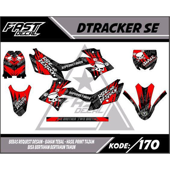 Decal stiker dtracker se 170