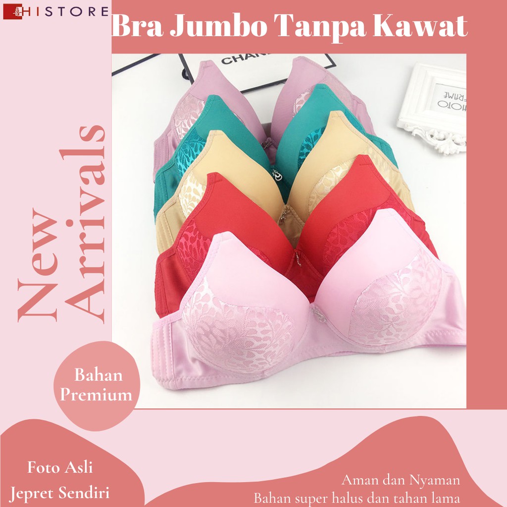 [HI] Bra BH FASHION Wanita CUP 3/4B Bra wanita Premium BH Busa Tipis Tanpa Kawat Sangat Nyaman 286