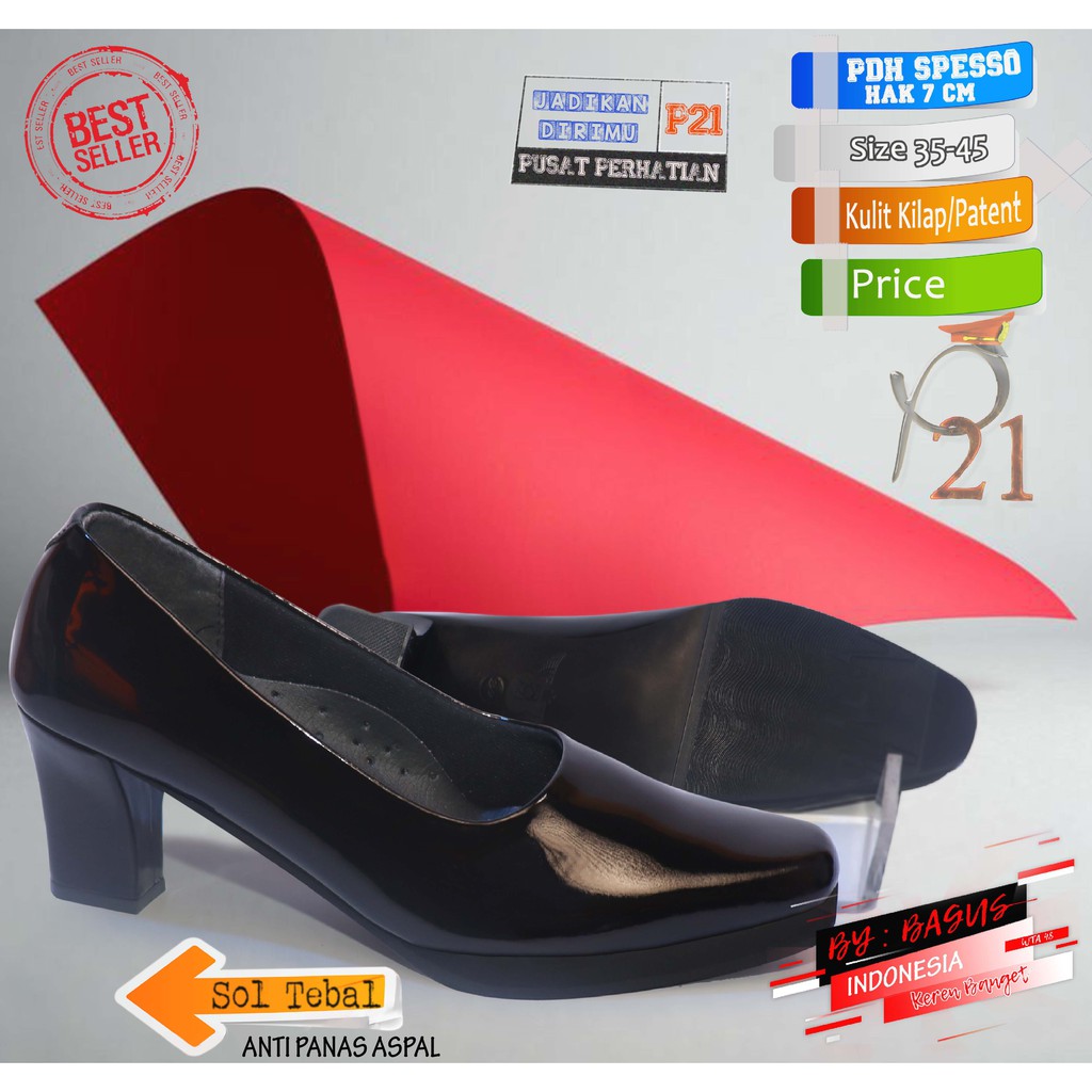 SEPATU WANITA / SPESSO/ SEPATU PDH / SEPATU POLWAN / SEPATU KERJA