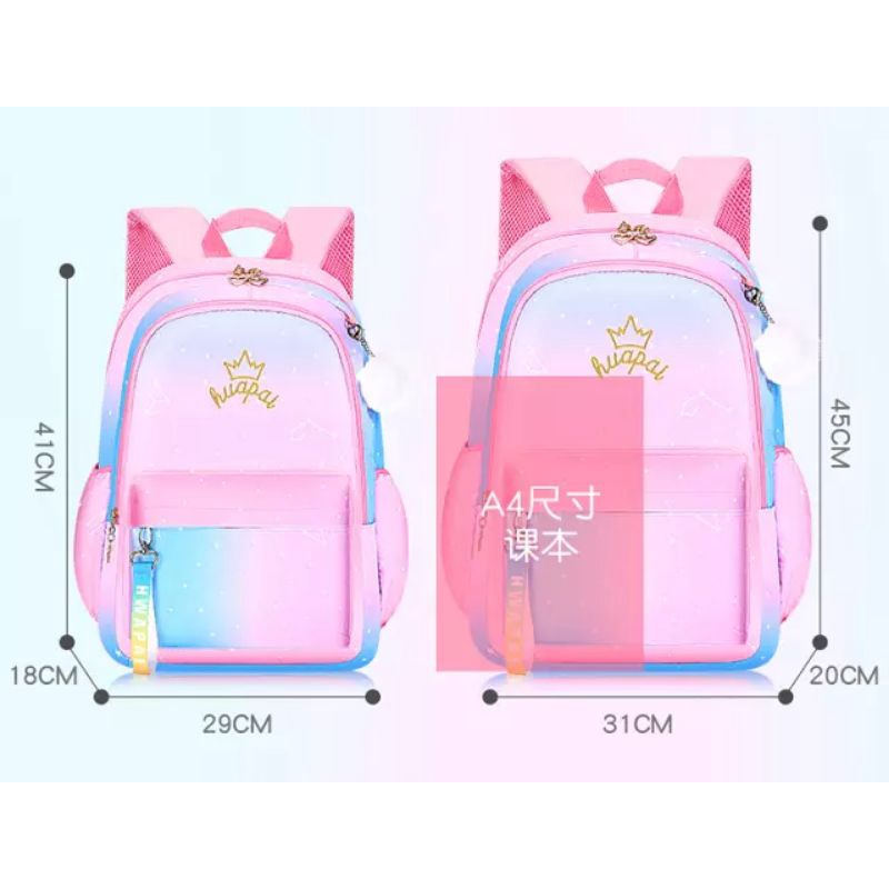 ETALASE G/TAS IMPORT/TAS ANAK SEKOLAH SD SMP SMA IMPORT KOREA/TAS ANAK SEKOLAH MODEL KOREA TERBARU/TAS KOREA RAINBOW/TAS ANAK SEKOLAH IMPORT KOREA WARNA WARNI/TAS ANAK SEKOLAH UKURAN BESAR/TAS/TAS RANSEL ANAK CEWEK UKURAN BESAR/TAS IMPORT KOREA UKURAN SD