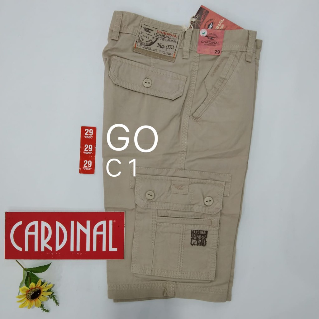 gof 29-KPL 2 CARDINAL KEMPOL CASUAL Celana Pendek Cowok Celana Kempol Fashion Pria Brand Kekinian