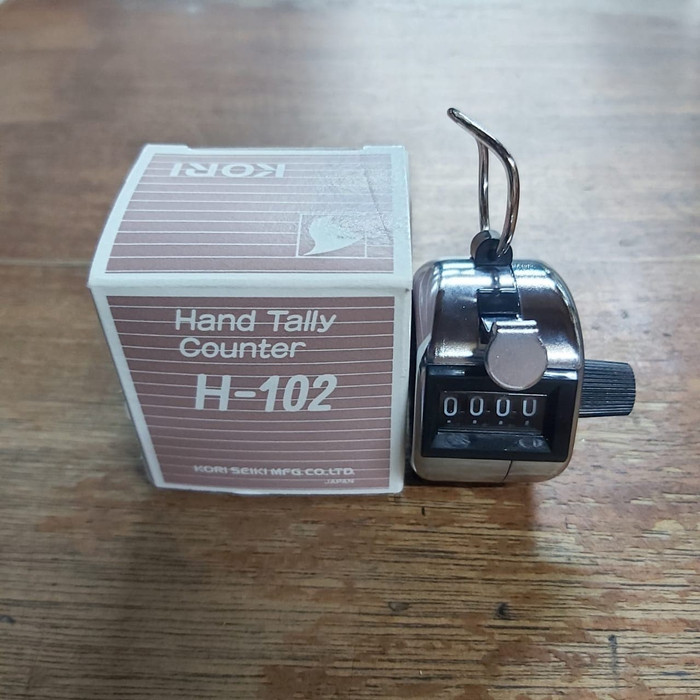 Original KORI SEIKI Hand Tally Counter Type H-102 Japan Termurah