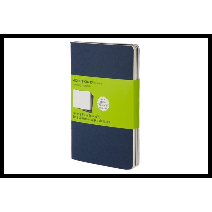 

Promo Besar Besaran Moleskine Cahier Journal Indigo Blue Pocket (Set Of 3)