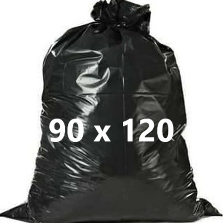 Kantong Plastik Sampah Merk Bola Obor Hitam | Black Trash Plastic Bag